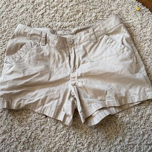 Columbia Women's Light Tan Cotton Blend Shorts